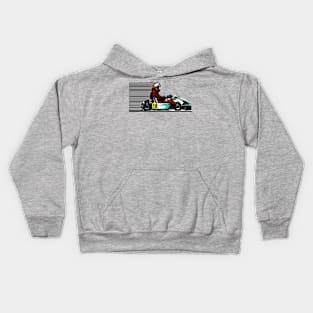 Go Kart Racer in Motion Kids Hoodie